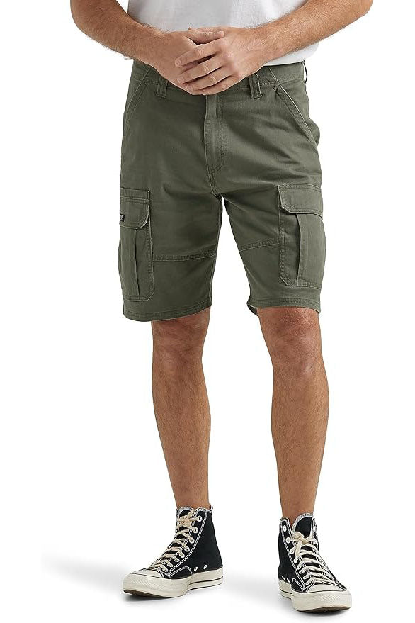 Relaxed Cotton Cargo Shorts