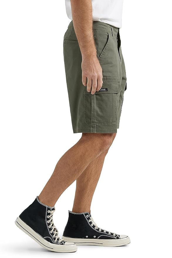 Relaxed Cotton Cargo Shorts