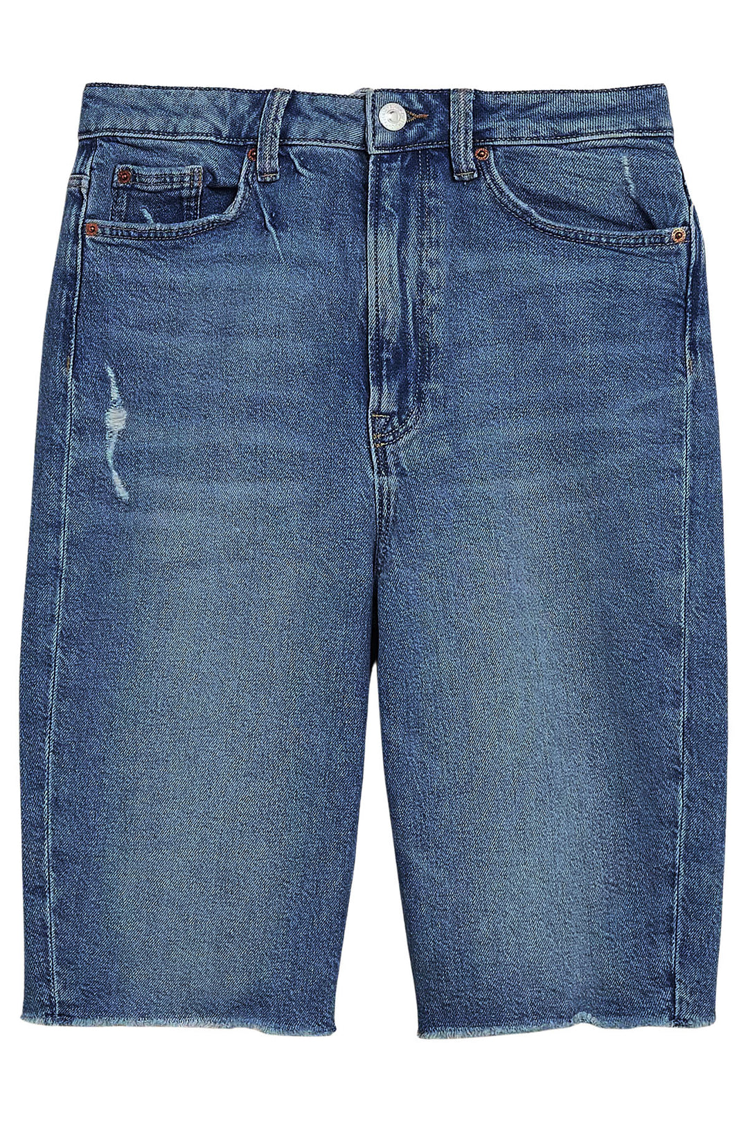 Denim Bermuda Shorts