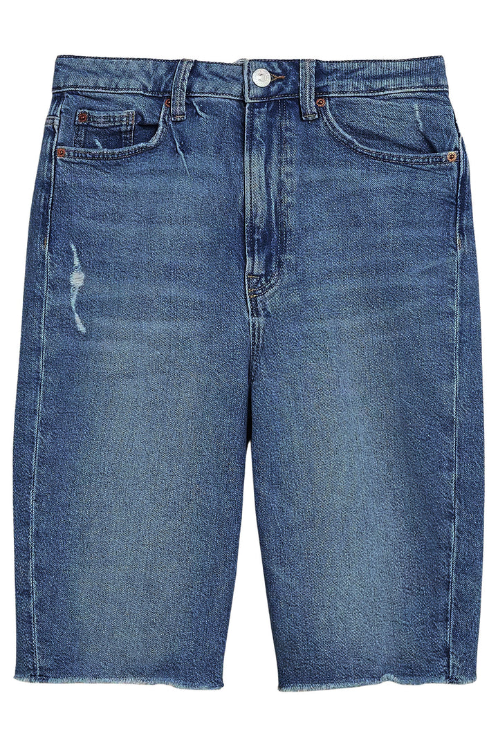 Denim Bermuda Shorts