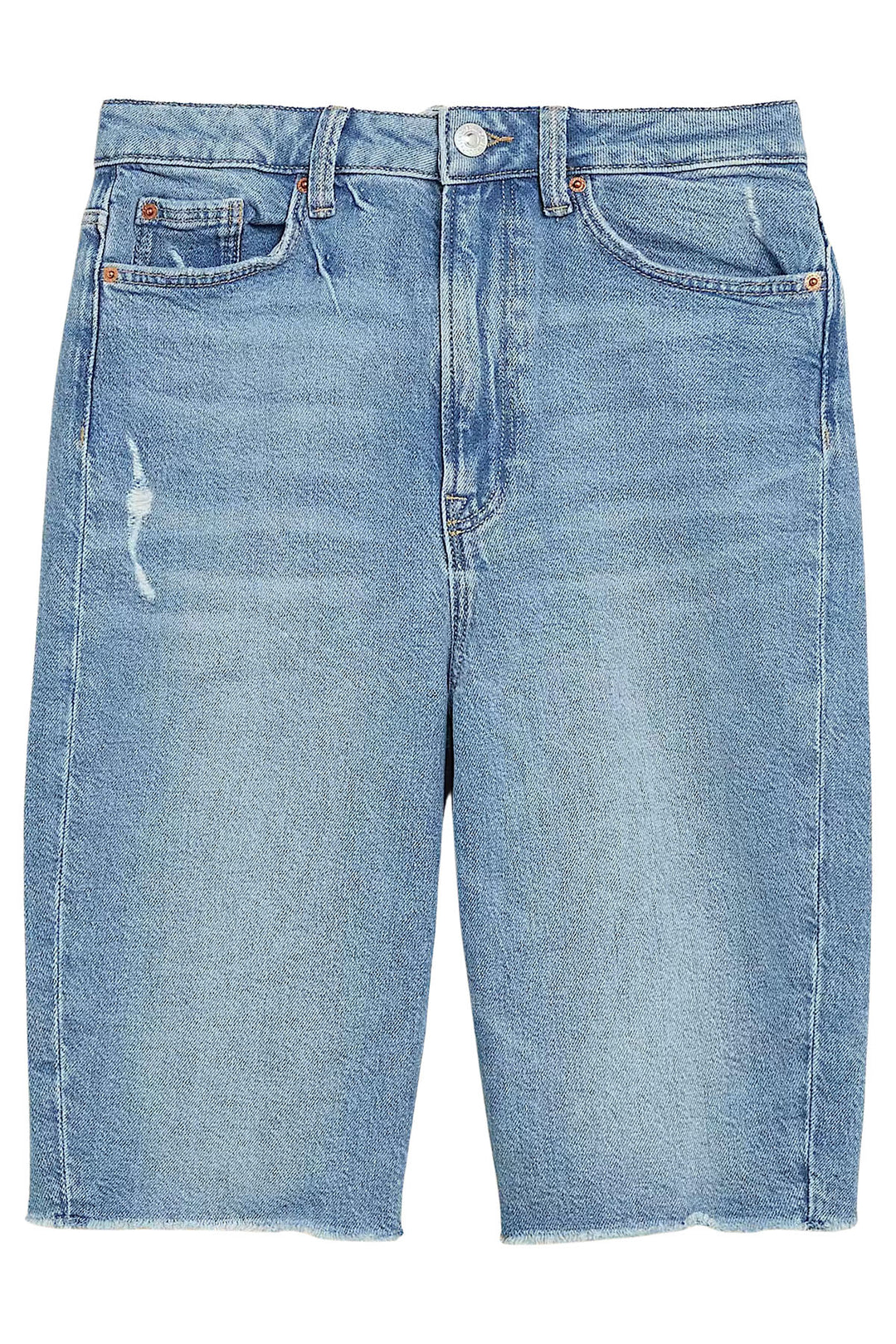 Denim Bermuda Shorts