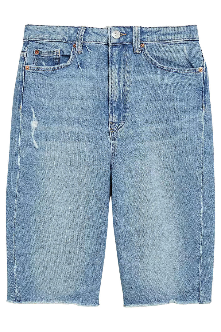 Denim Bermuda Shorts