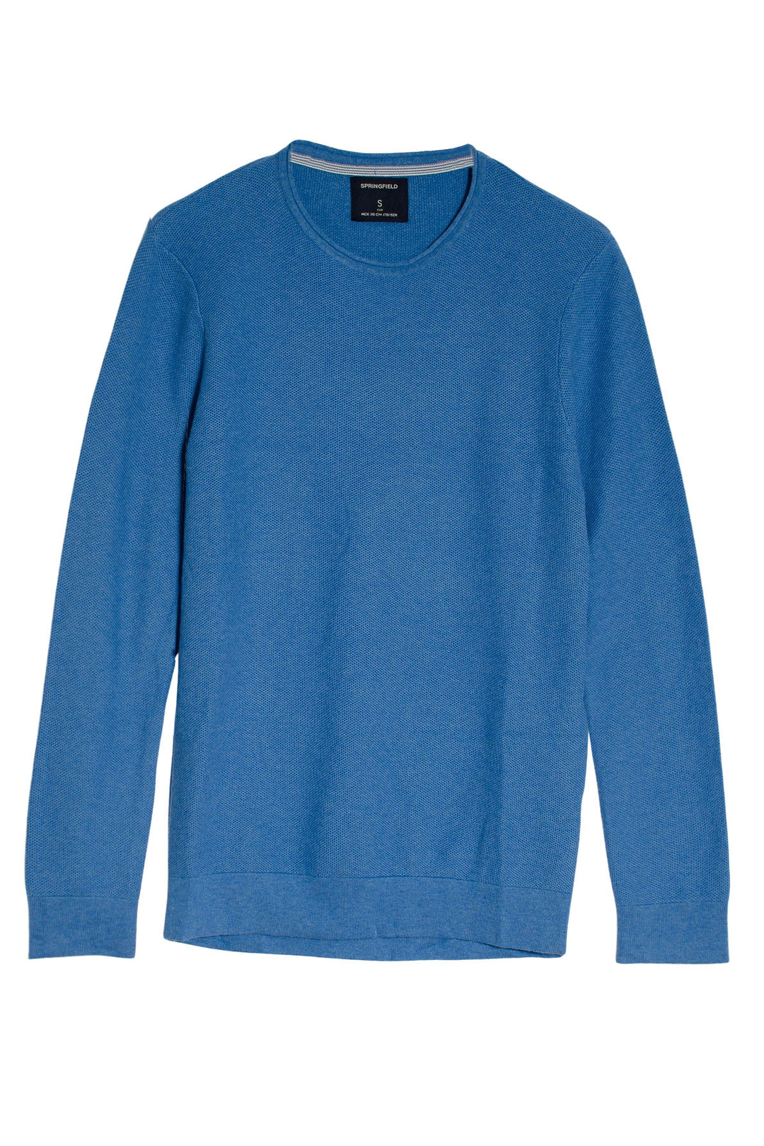 Roll Edge Crew Neck Spring Sweater