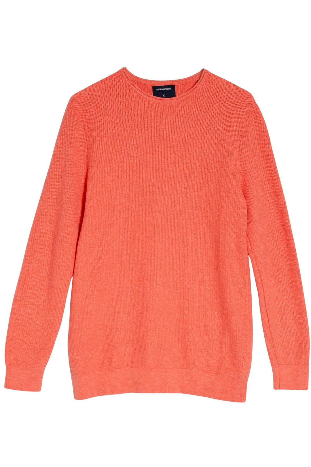 Roll Edge Crew Neck Spring Sweater
