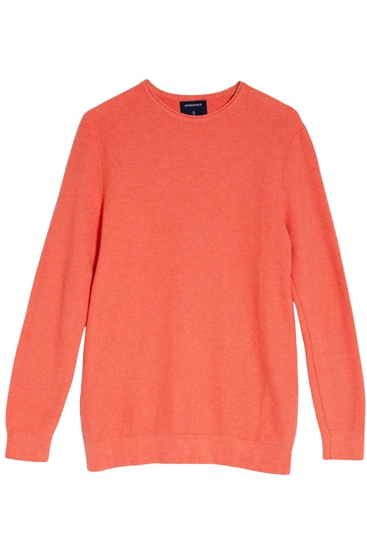 Roll Edge Crew Neck Spring Sweater