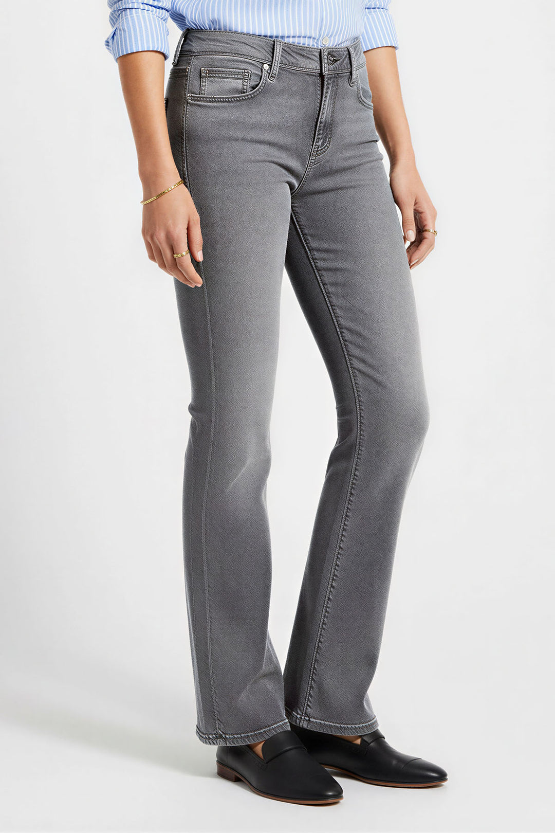 Mid Rise Bootcut Jeans