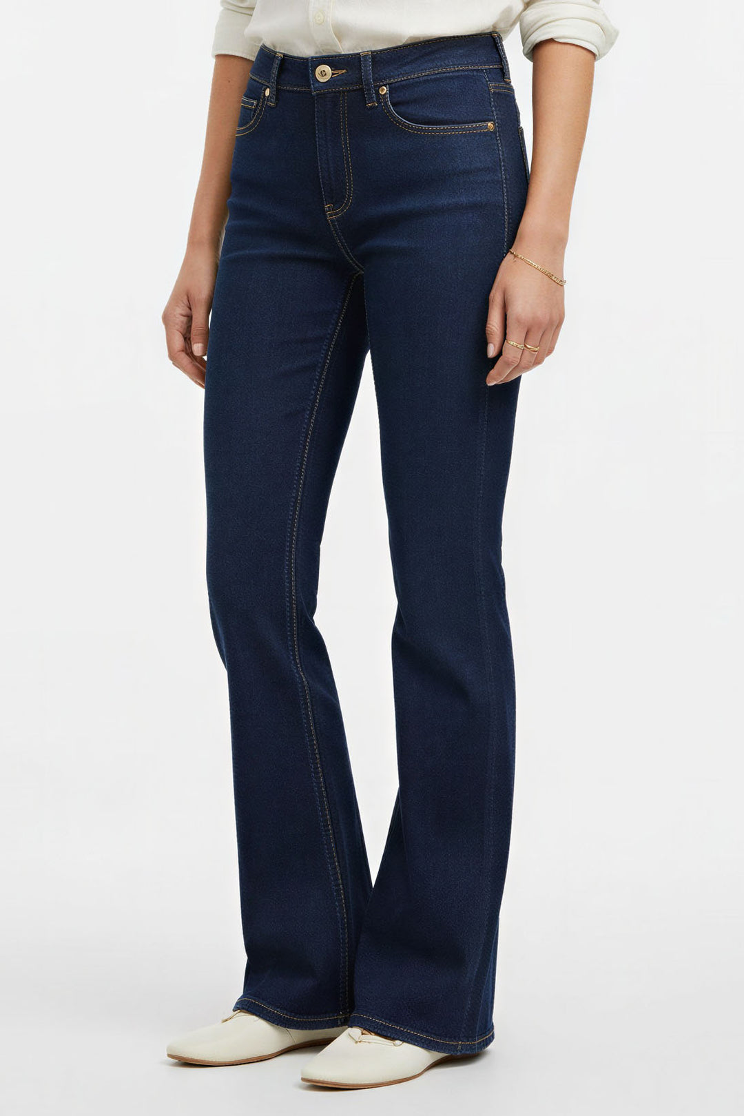 Mid Rise Bootcut Jeans