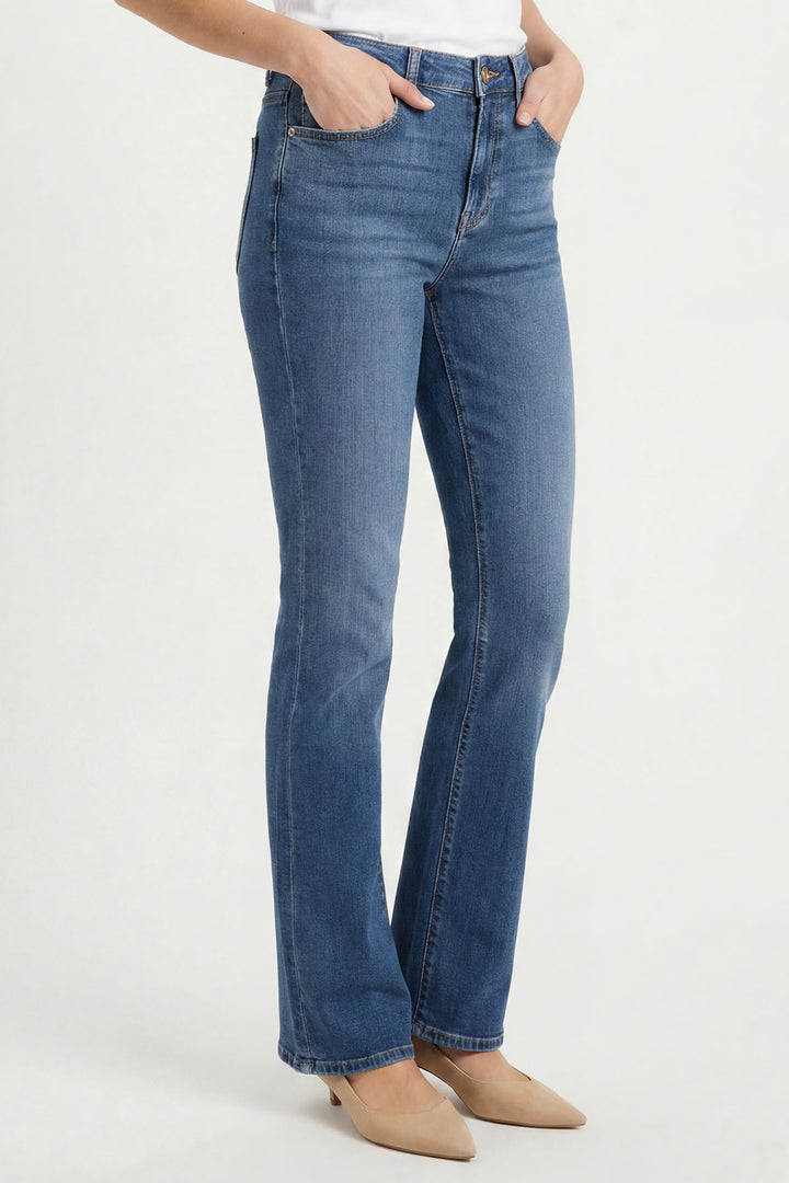 High Rise Bootcut Jeans