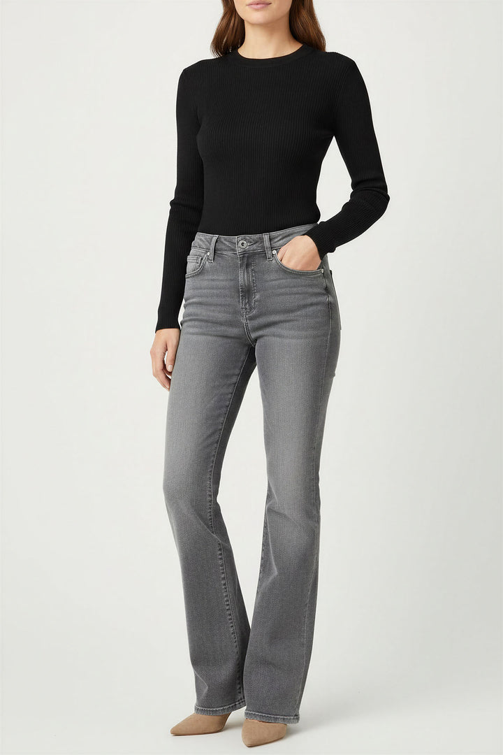 High Rise Bootcut Jeans