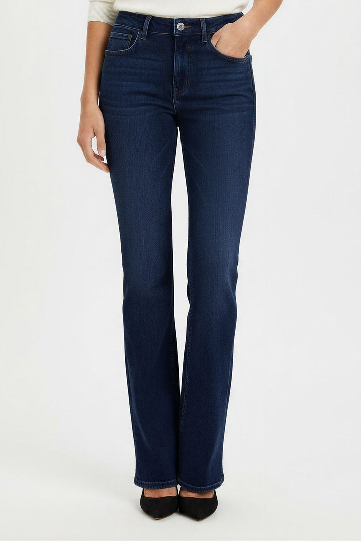High Rise Bootcut Jeans