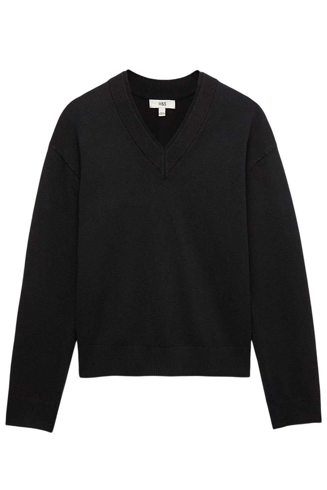 Wool Blend V-Neck Jumper