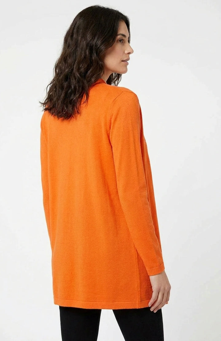 Scallop Edge Longline Cardigan
