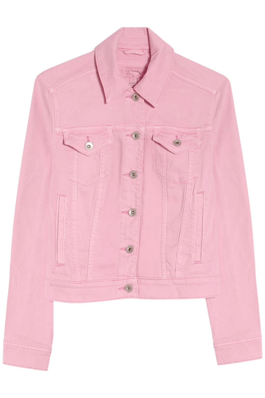 Coloured Boxy Denim Jacket