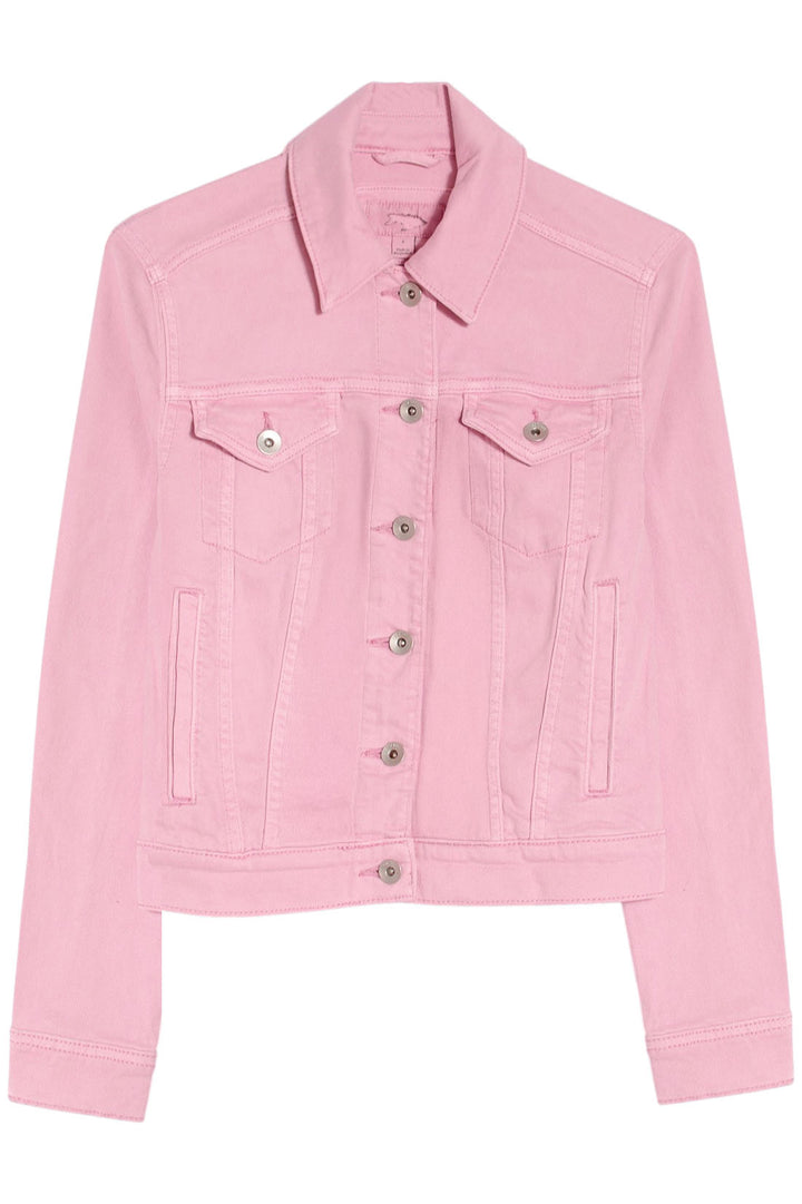 Coloured Boxy Denim Jacket