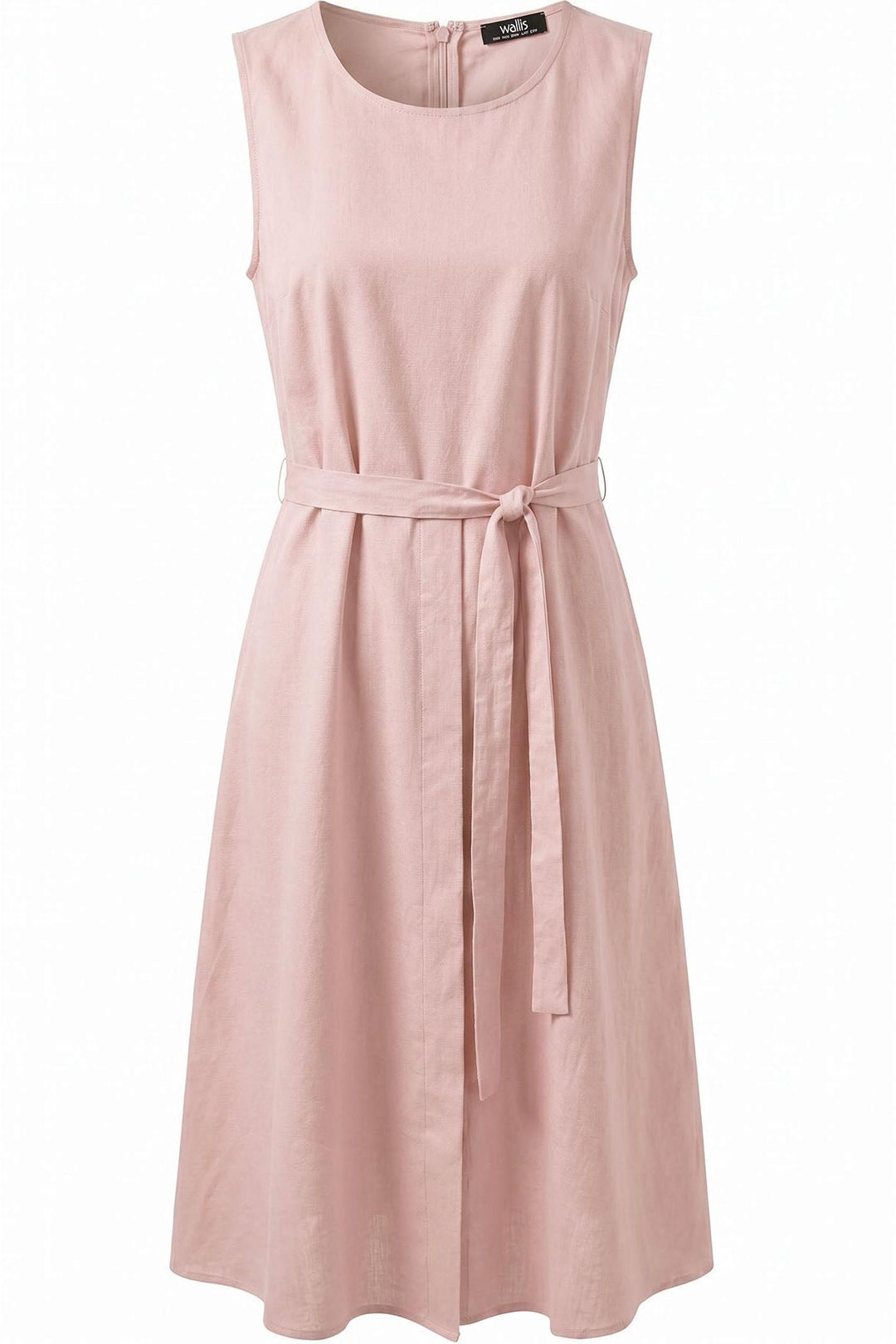 Linen Blend Classic Summer Dress