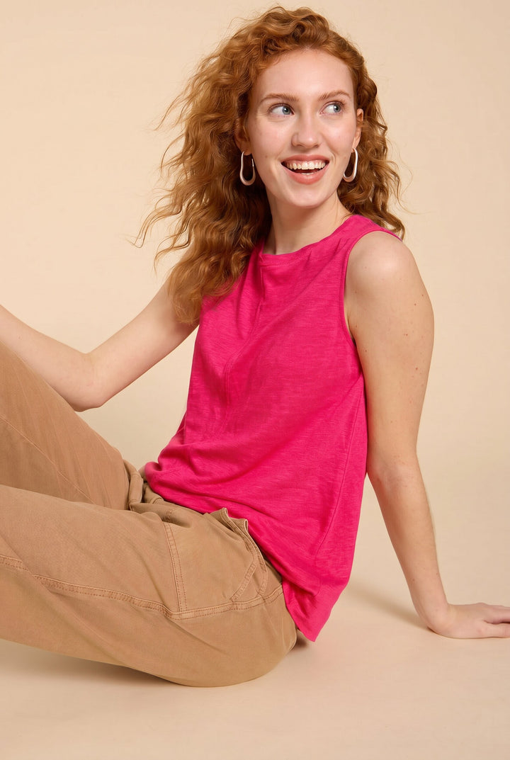 Rylee Relaxed Linen Vest Top