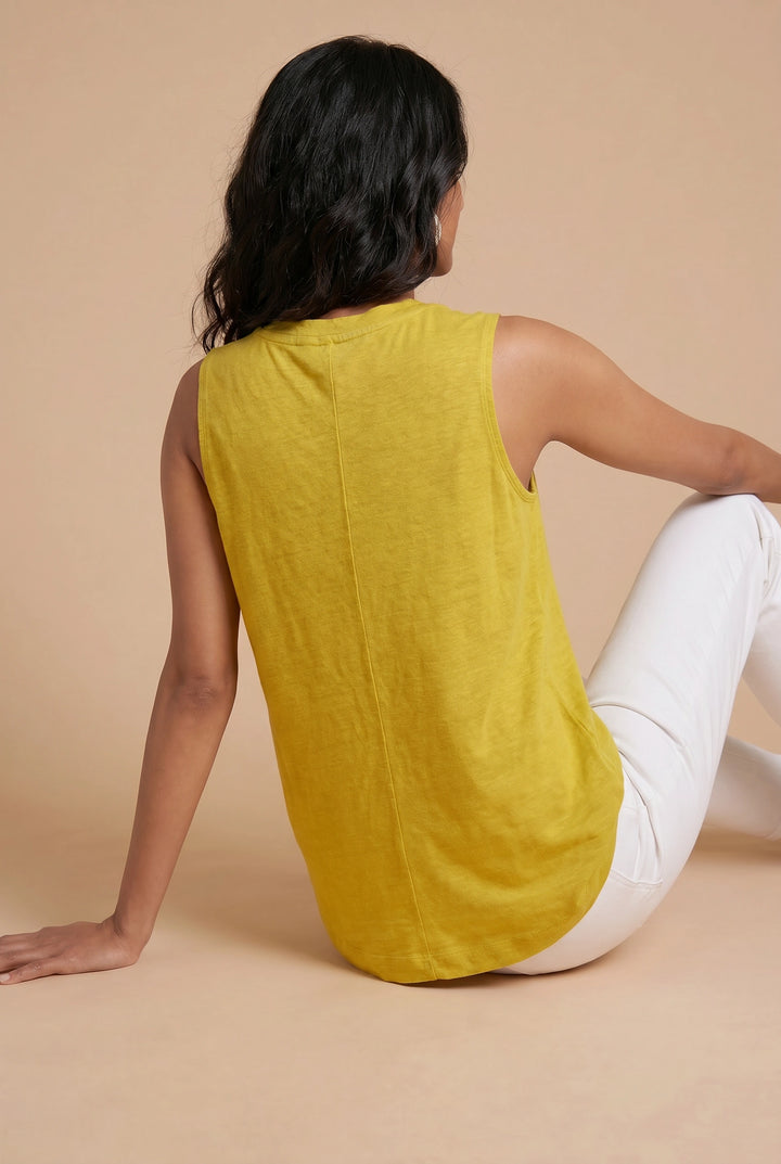 Rylee Relaxed Linen Vest Top