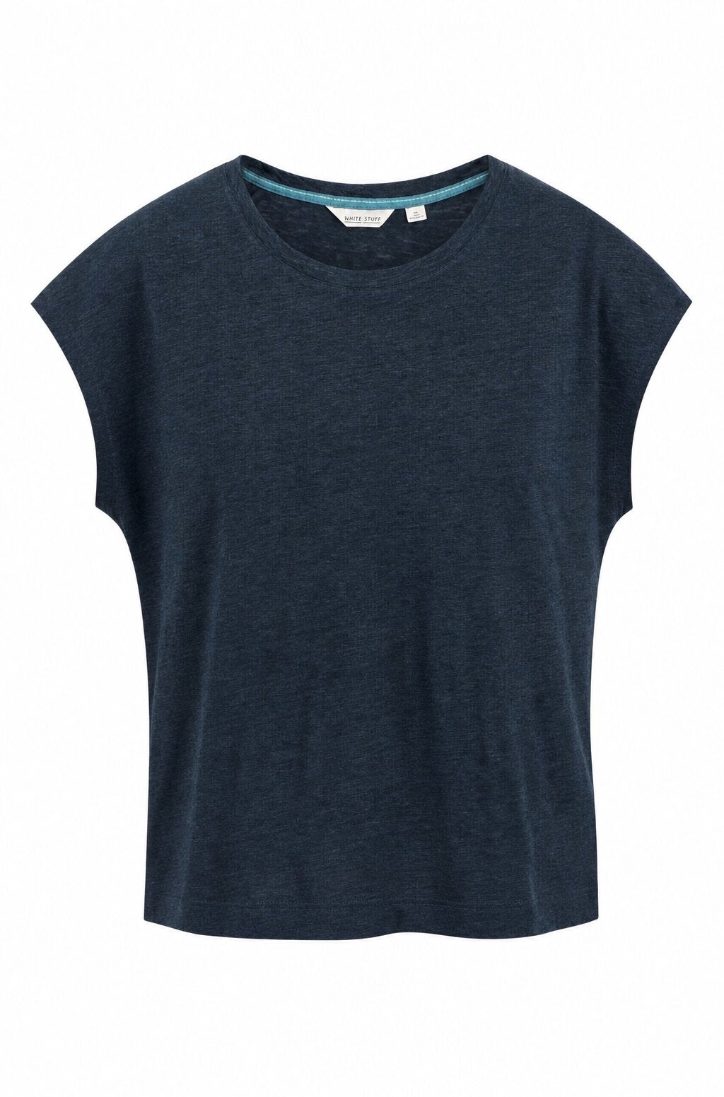 Navy Rowan Linen T-shirt