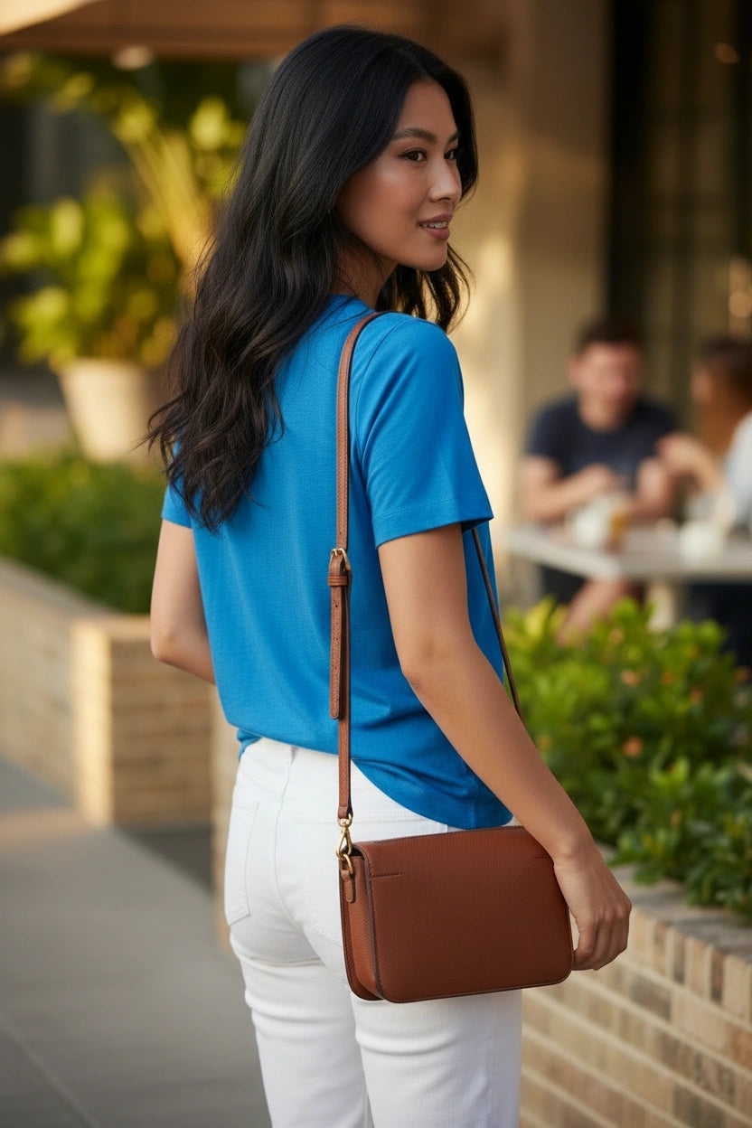 Relaxed Linen Blend T-Shirt