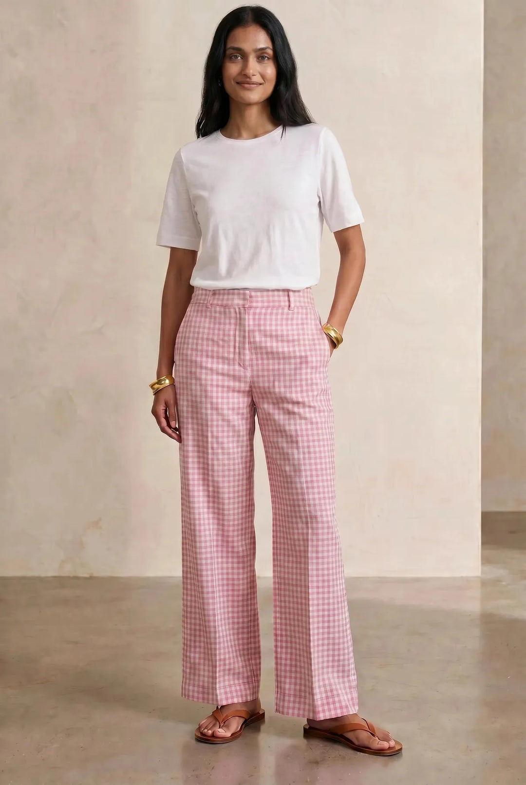 Relaxed Linen Blend T-Shirt