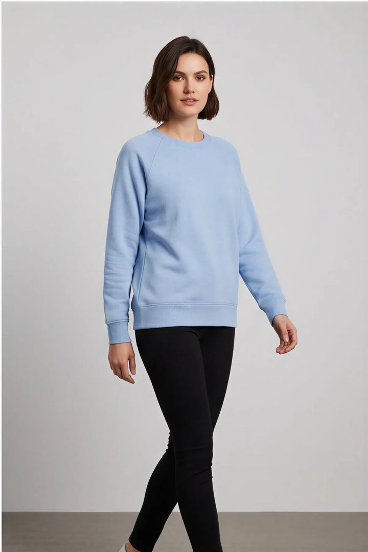 Cotton Raglan Sleeve Sweatshirt