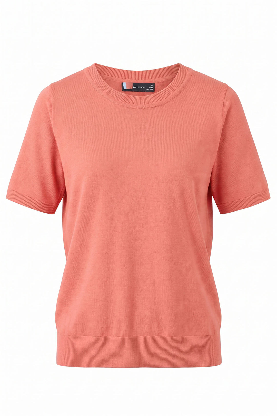 Cotton Short Sleeve Knit Top