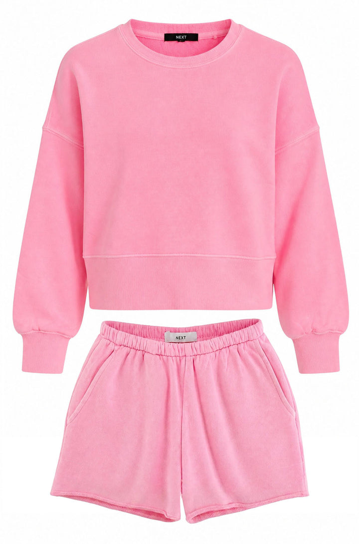 Sweatshirt &amp; Shorts Set
