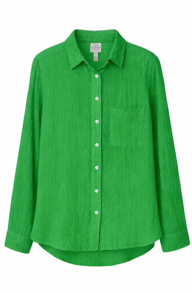 Crinkle Cotton Summer Shirt