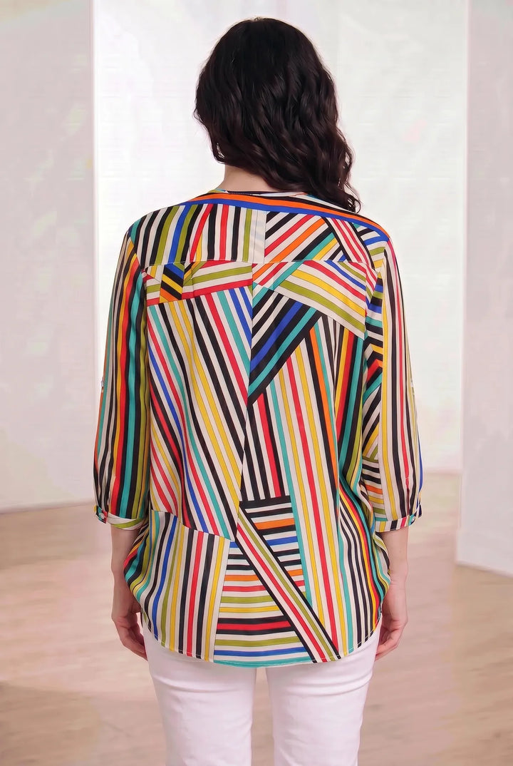 Striped Longline Blouse