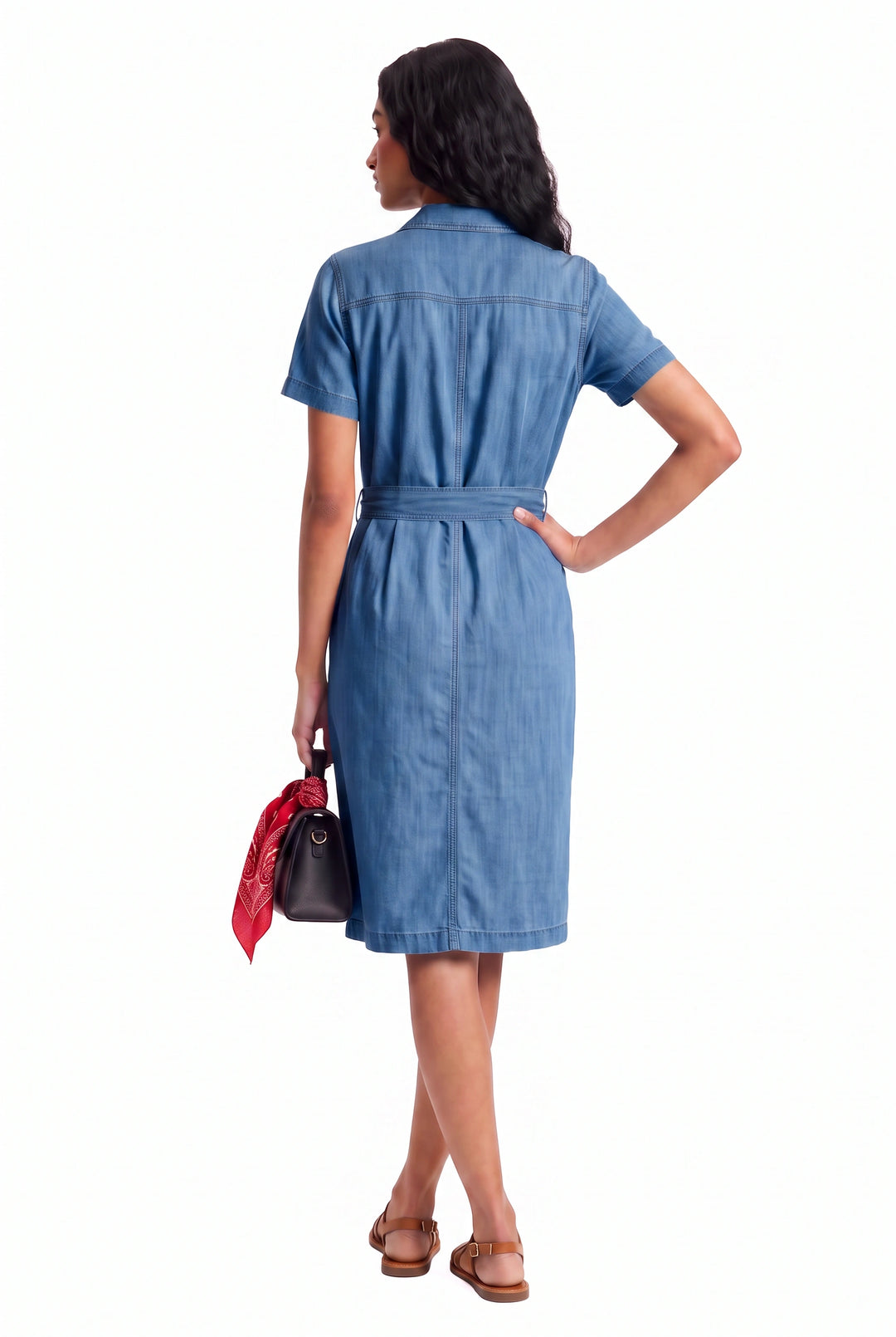 Cotton Denim Dress