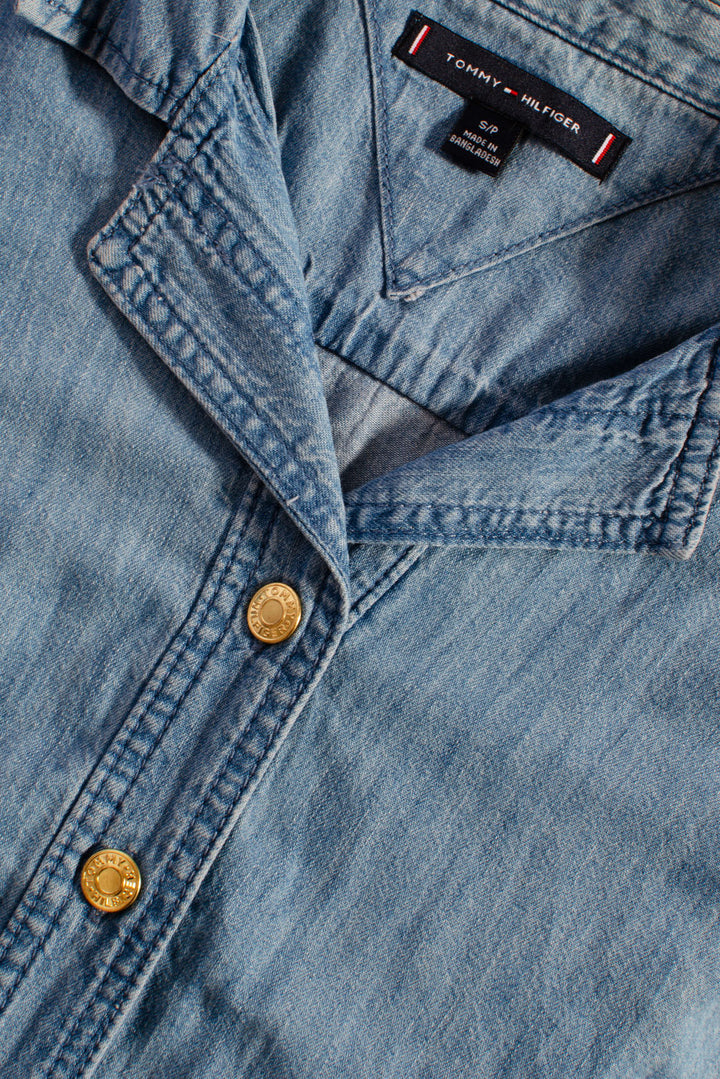 Cotton Denim Dress