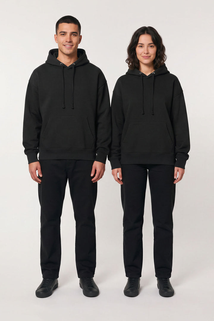 Black Unisex Cotton Hoodie