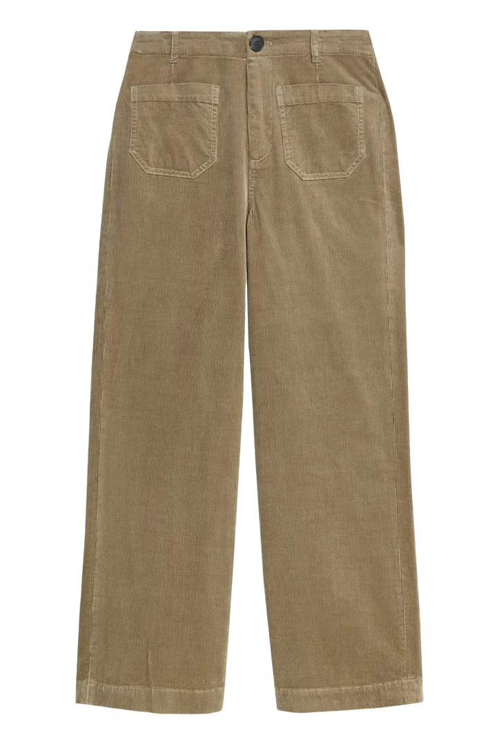Wide Leg Cord Trousers