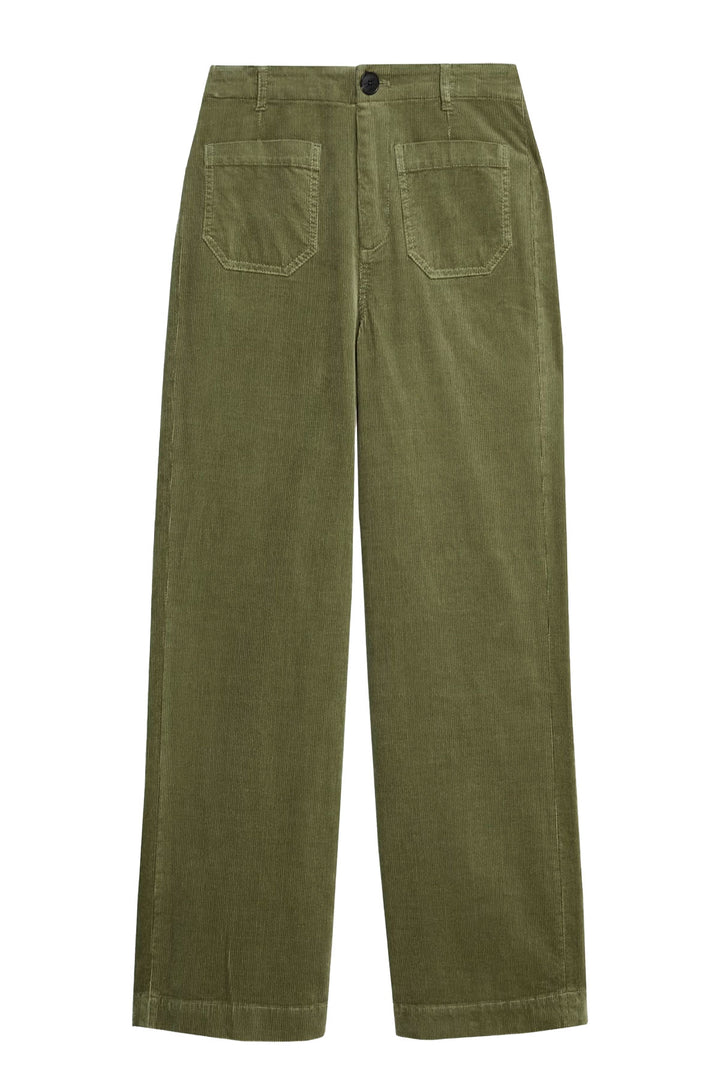 Wide Leg Cord Trousers