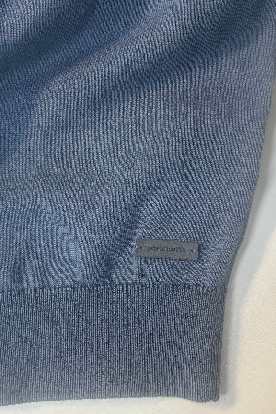 Mens Cotton Zip Neck Jumper