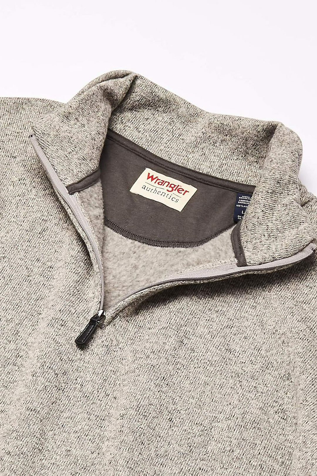 Zip Neck Fleece Sweater