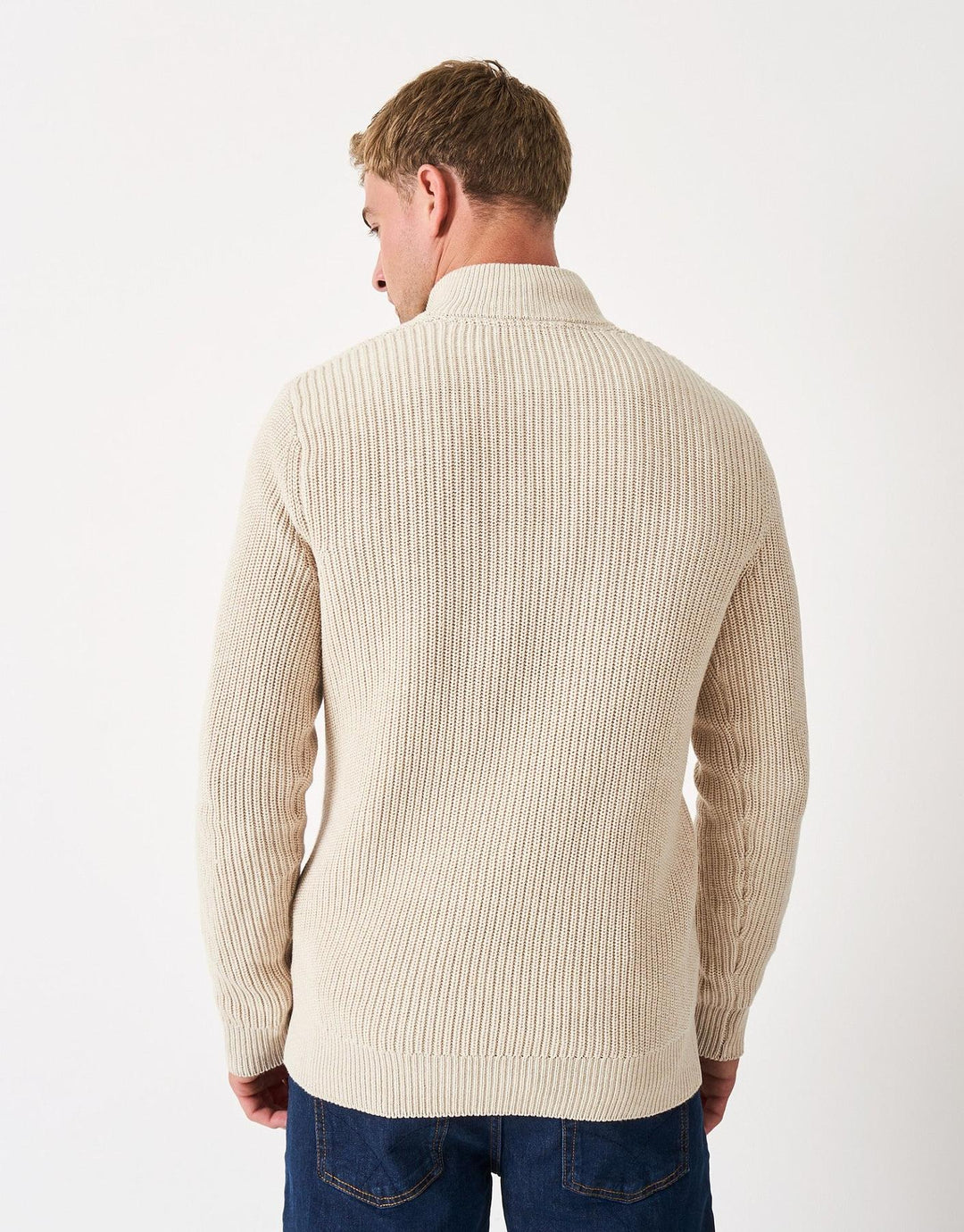 Quarter Zip Fisherman Jumper