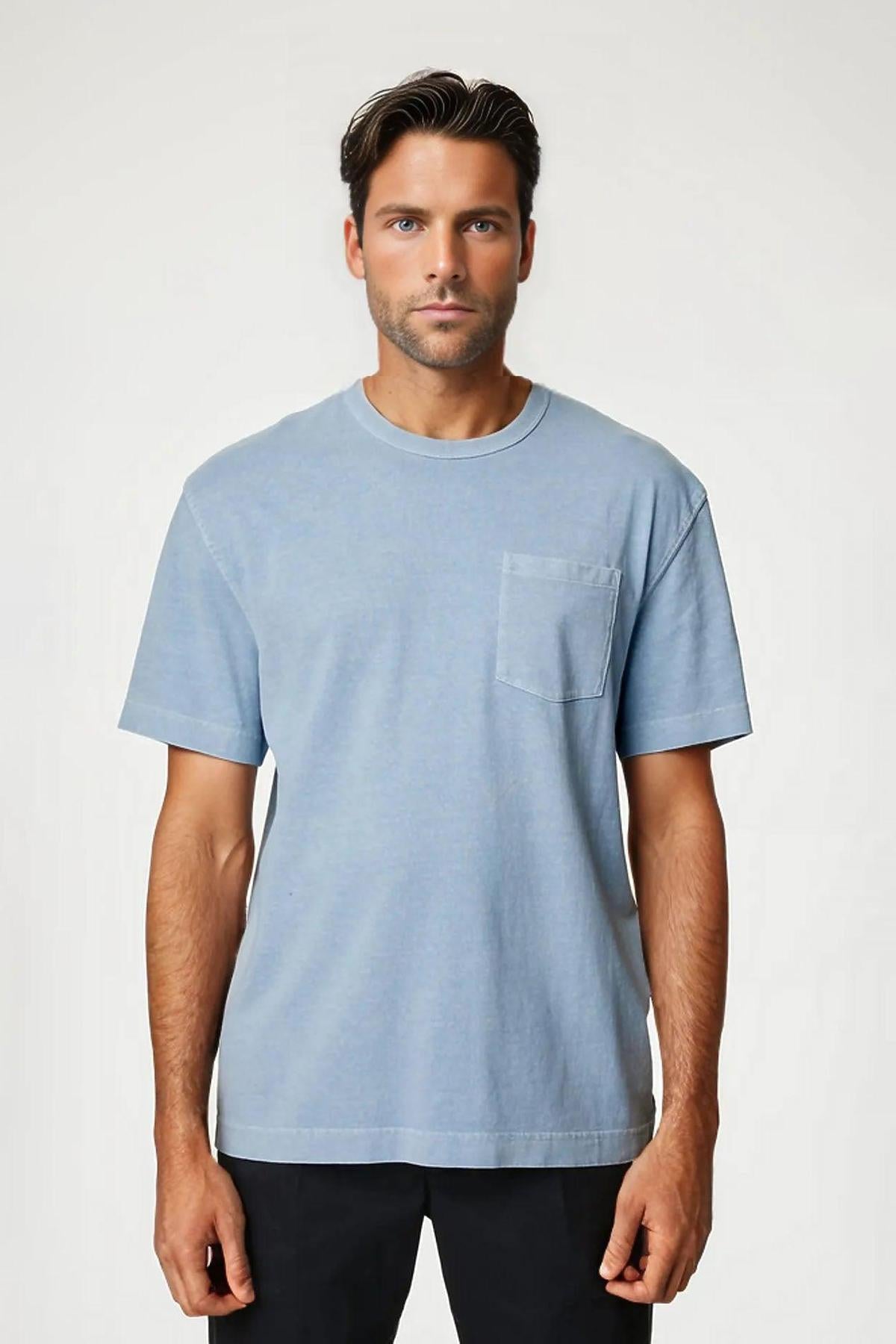 Mens Heavy Cotton Pocket T-Shirt – Secret Label
