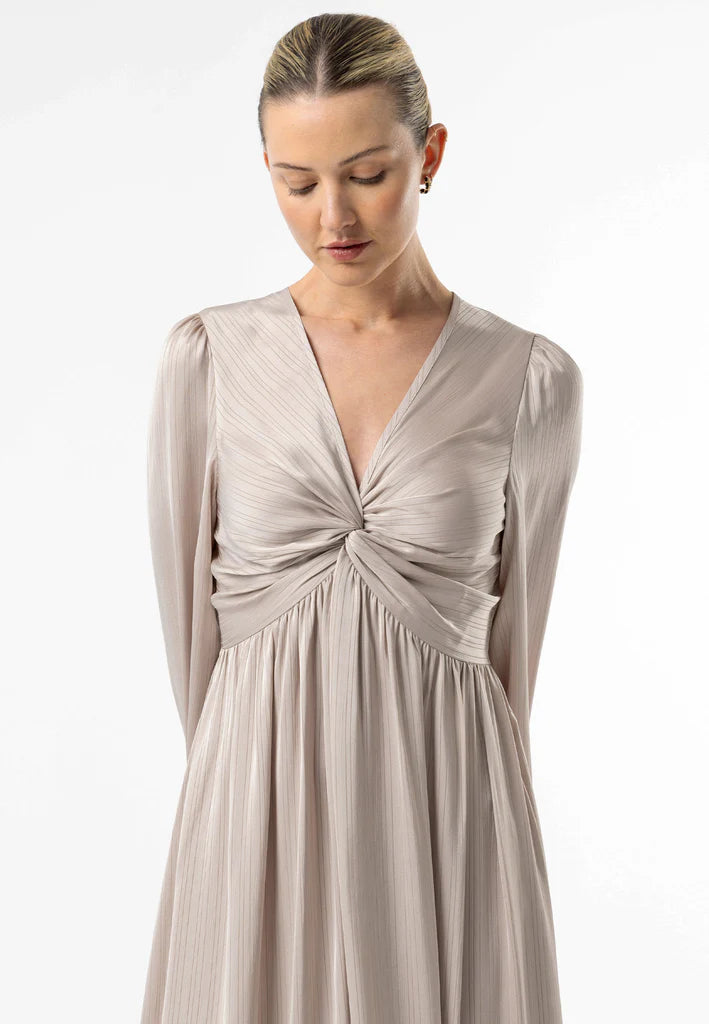 Champagne Satin Empire LIne Dress Secret Label Champagne Satin Empire LIne Dress Secret Label