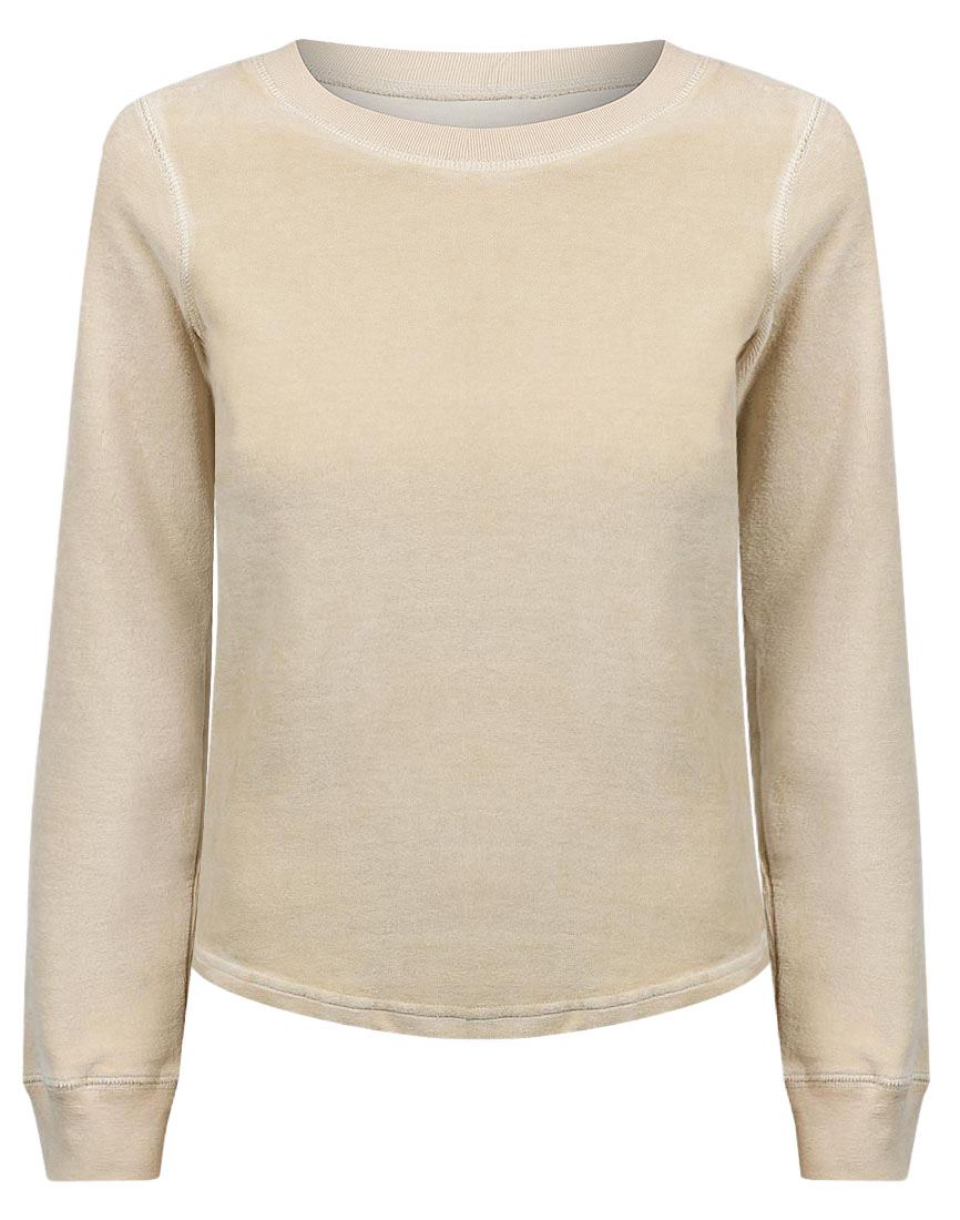 Cotton Velour Sweatshirt Top