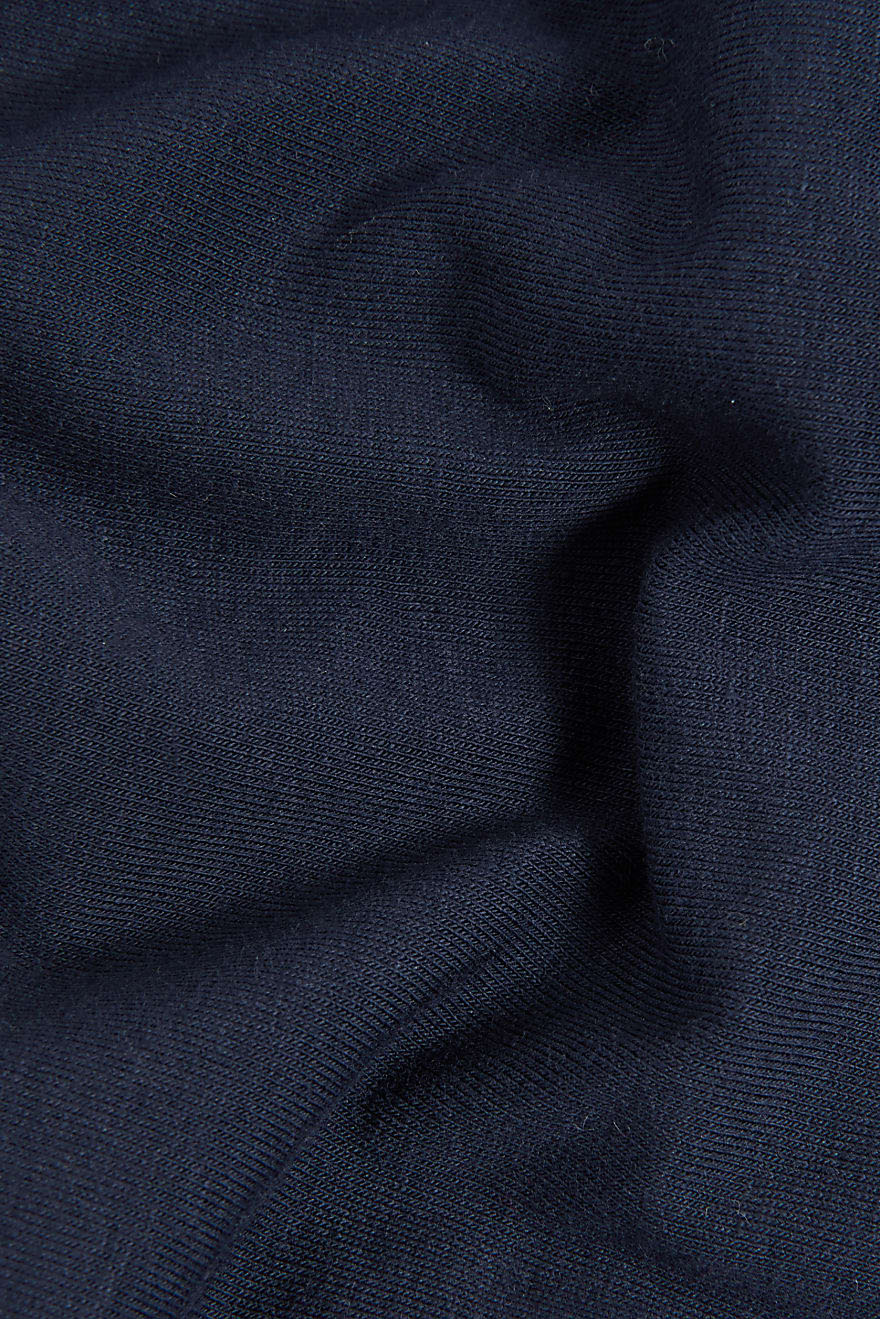 Goodmove Navy Cotton Rich Side Stripe Joggers