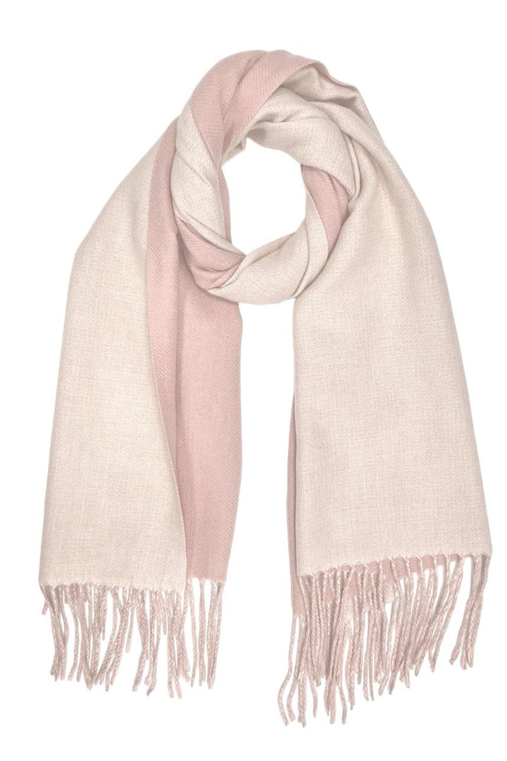 Two Tone Cashmere Blend Scarf