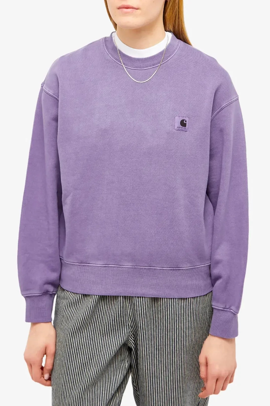 Carhartt WIP Nelson Sweatshirt Purple / XS