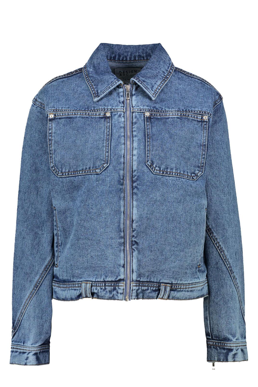 Zip Front Denim Jacket – Secret Label