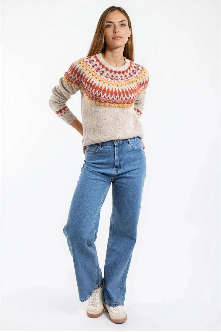 Scandi Fair Isle Design Jumper