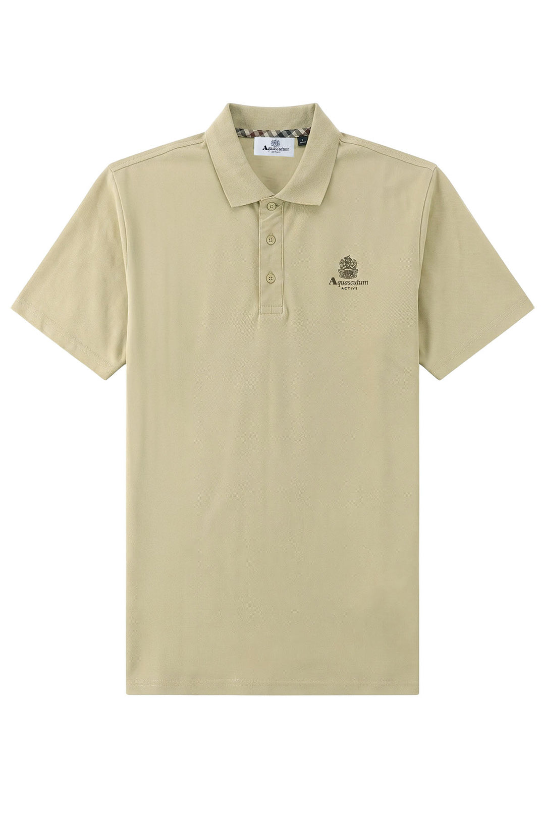 Cotton Pique Polo Shirt Chest Logo