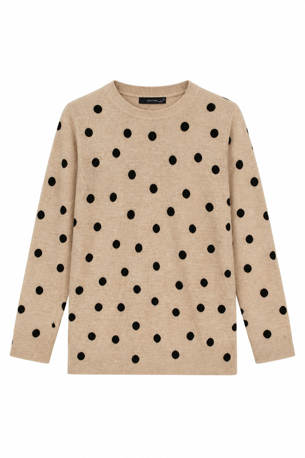 Polka Dot Crew Neck Jumper