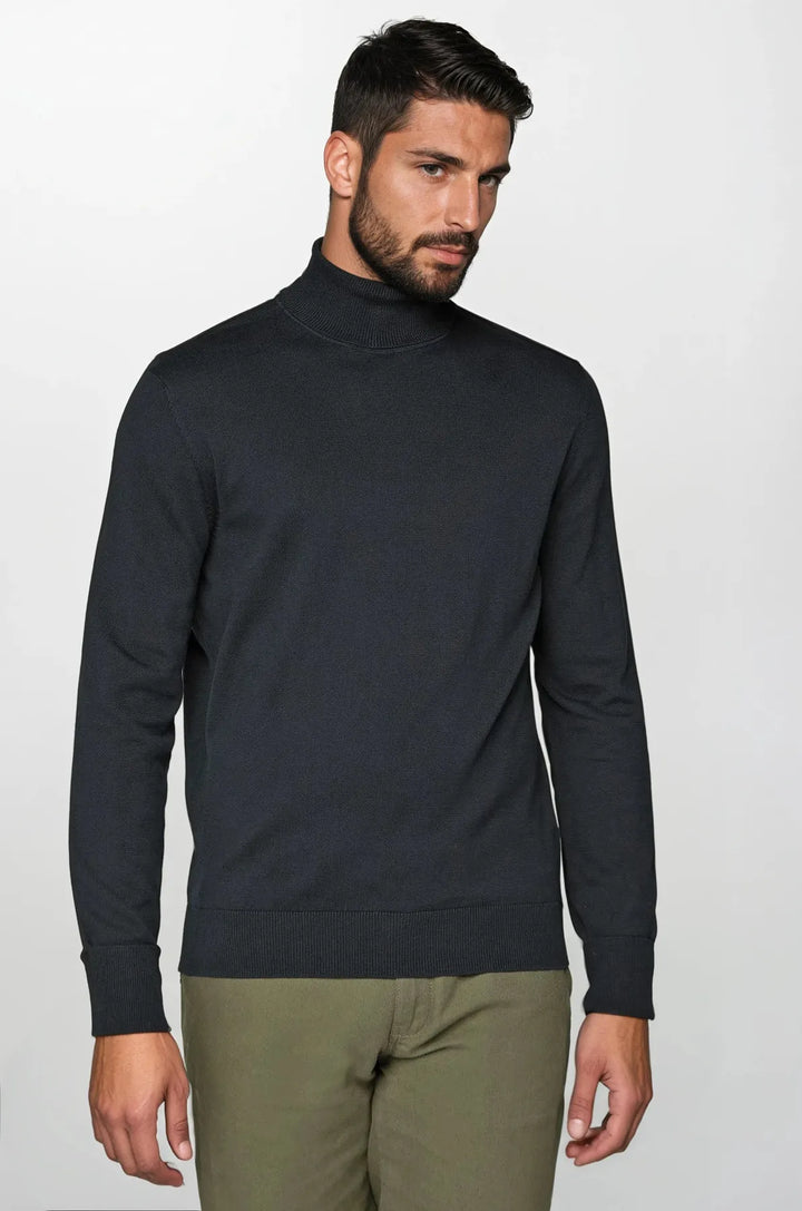 Cotton Roll Neck Jumper