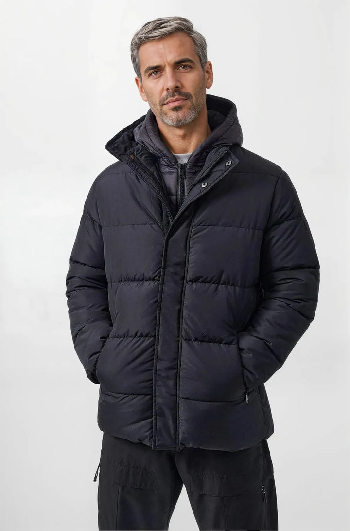 Fleece Lined Puffer Jacket-Secret Label