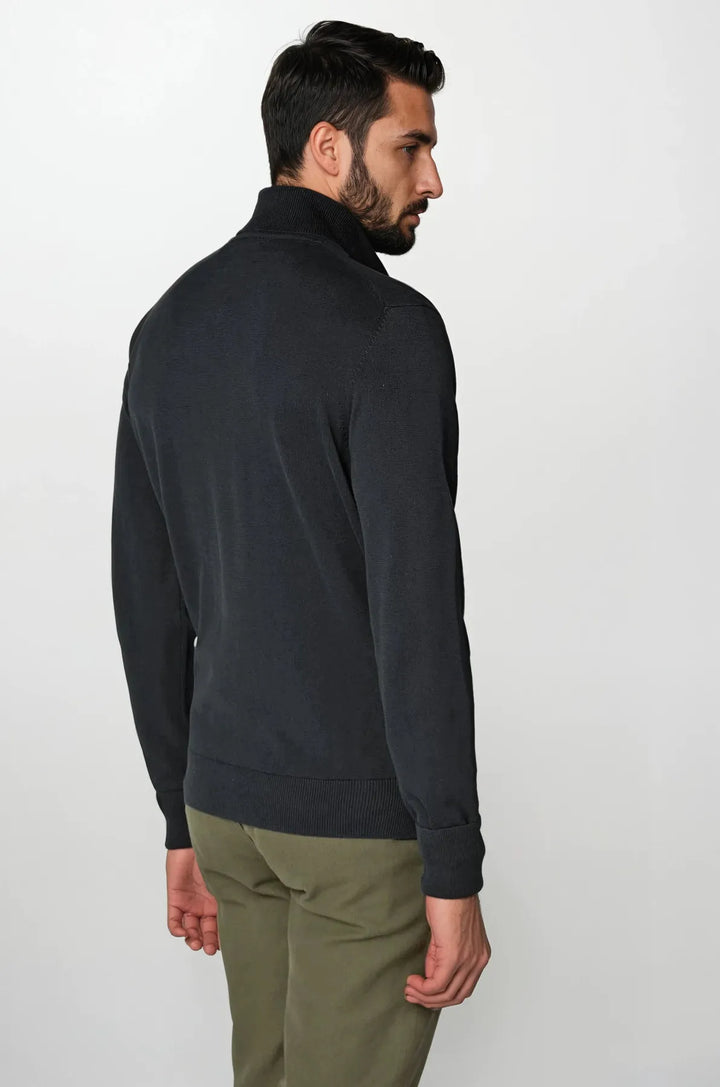 Cotton Roll Neck Jumper